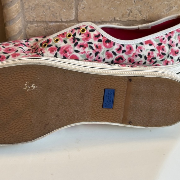 Kate Spade Keds Collaboration Women's Floral Slip-On Sneakers - Pink Women’s 11M - Picture 5 of 5